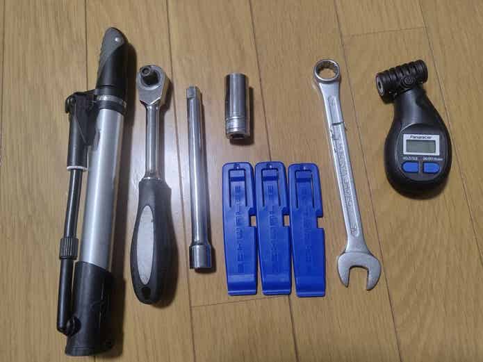 BMXのタイヤ交換に必要な道具