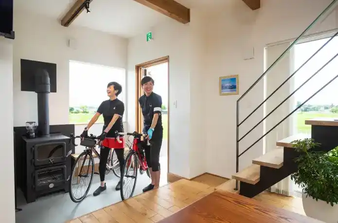 ロードバイクと泊まれる宿】「Farm To Table NORICHIE