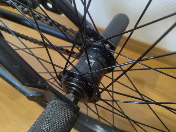 BMXのフリーコースターハブ