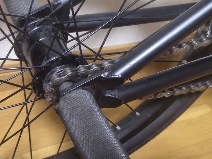シングルギアのBMX