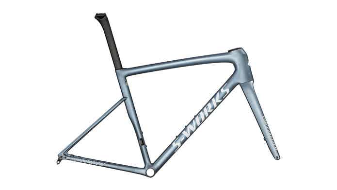 S-Works Tarmac SL8 Frameset (Gloss Glacial Metallic / Red To Gold Pearl / White)
