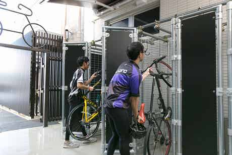 自転車専用ロッカー