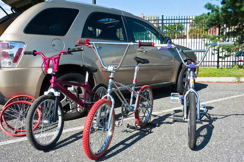 オールドスクールBMXの街乗り