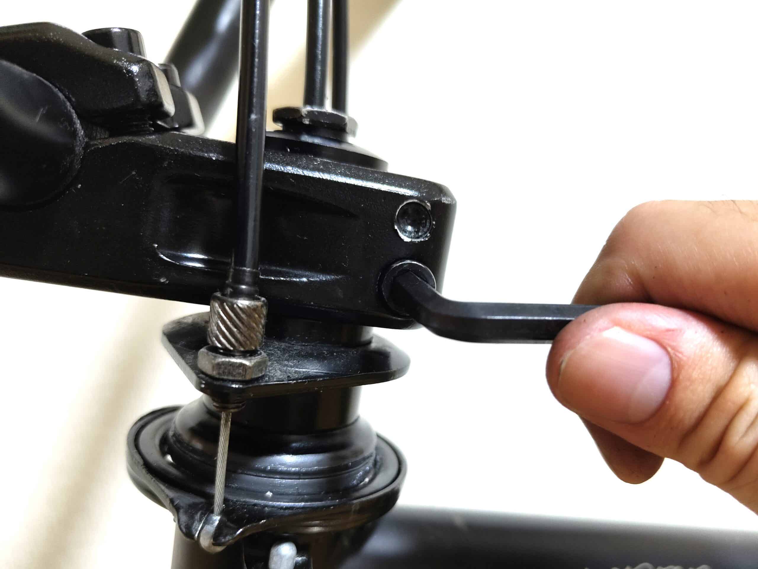 パークに行く前のBMXの点検