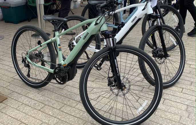 イベント展示のe-bike