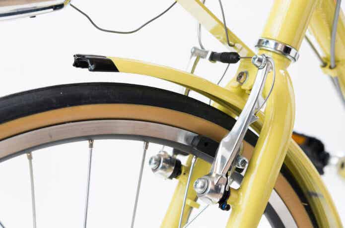 自転車のリムブレーキ