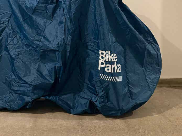 自転車カバーのホイールフィット部分