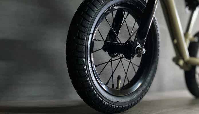 キックバイクのタイヤ