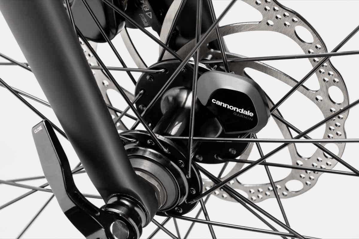 キャノンデールのクロスバイクのホイールセンサー