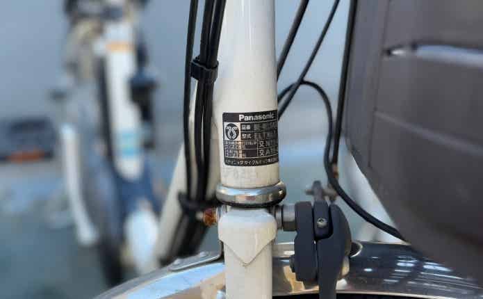 電動アシスト自転車の型式認定のシール