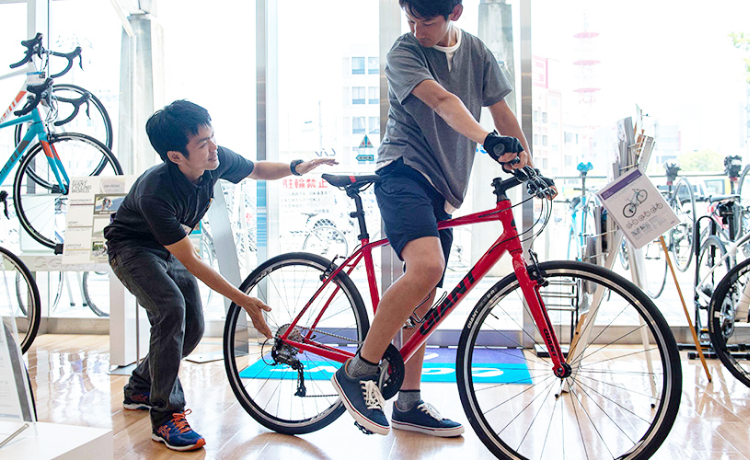 GIANTストアでの対面販売