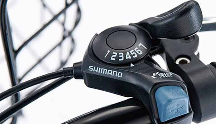自転車の変速レバー