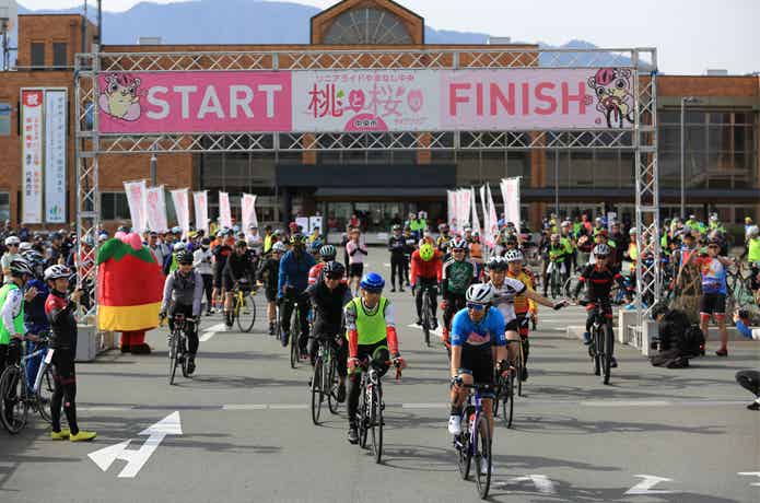 「桃と桜のサイクリング2025」開催決定！山梨・中央市で春の絶景ライドを楽しもう