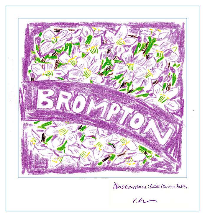 Brompton Cherry Blossomの特製ステッカー