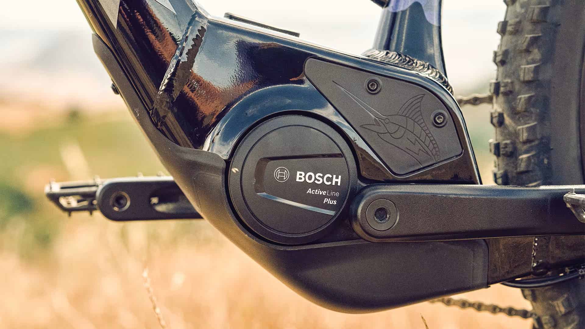 TREKの電動マウンテンバイクのモーター
