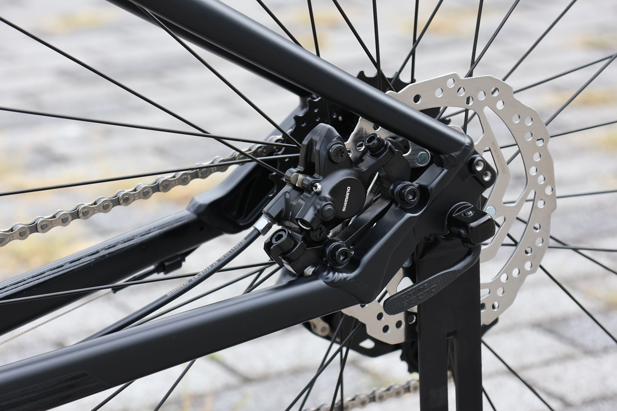 スコットのクロスバイクのブレーキ