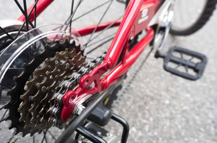 自転車のリアギア