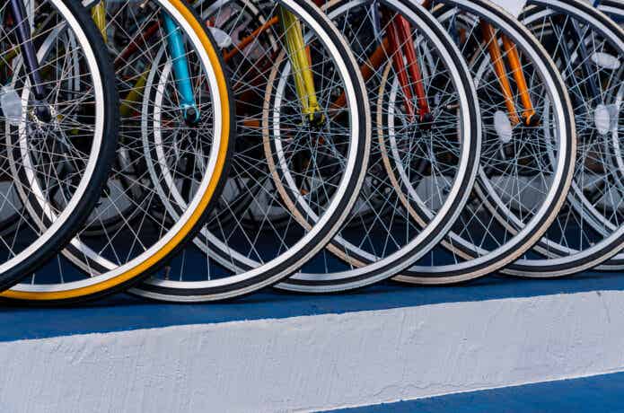 24インチロードバイクのタイヤ