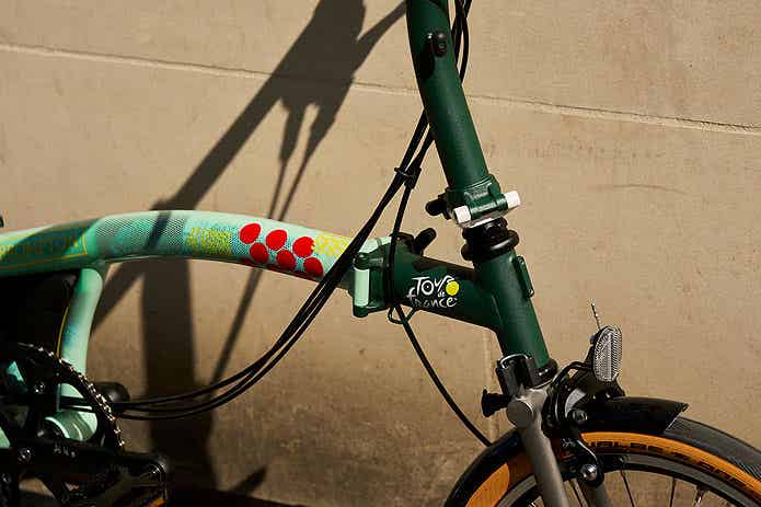 Brompton x Tour de France P Lineのフレーム
