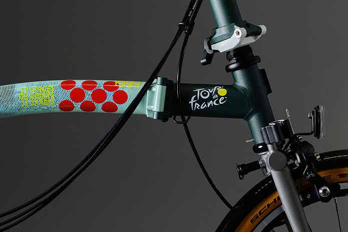 Brompton x Tour de France P Lineのフレーム