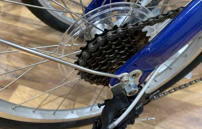 折りたたみ自転車のリアギア