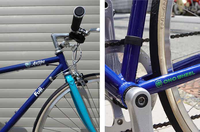 Fuji「BALLAD」をベースにした、アビスパ福岡カラーの特別仕様。