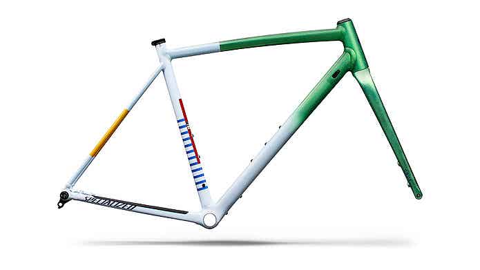 Crux DSW Frameset「オアシスティントフレークシルバーモーニングミスト/パープルヘイズ」