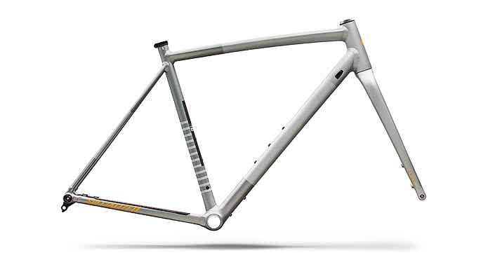 Crux DSW Frameset「シャドウシルバー/カリフォルニアサンシャイン」