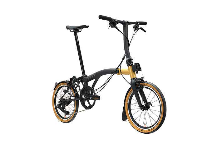 BROMPTONの新色「Black and Gold」