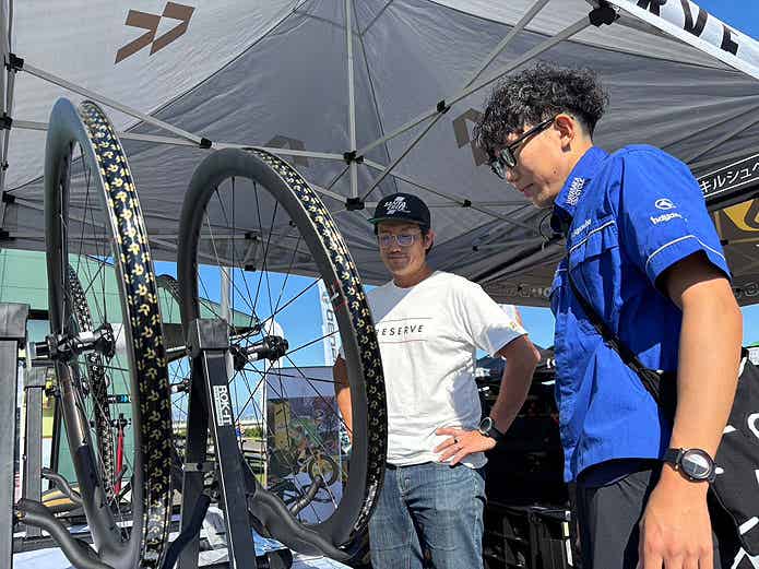 東北サイクルフェスタのブース