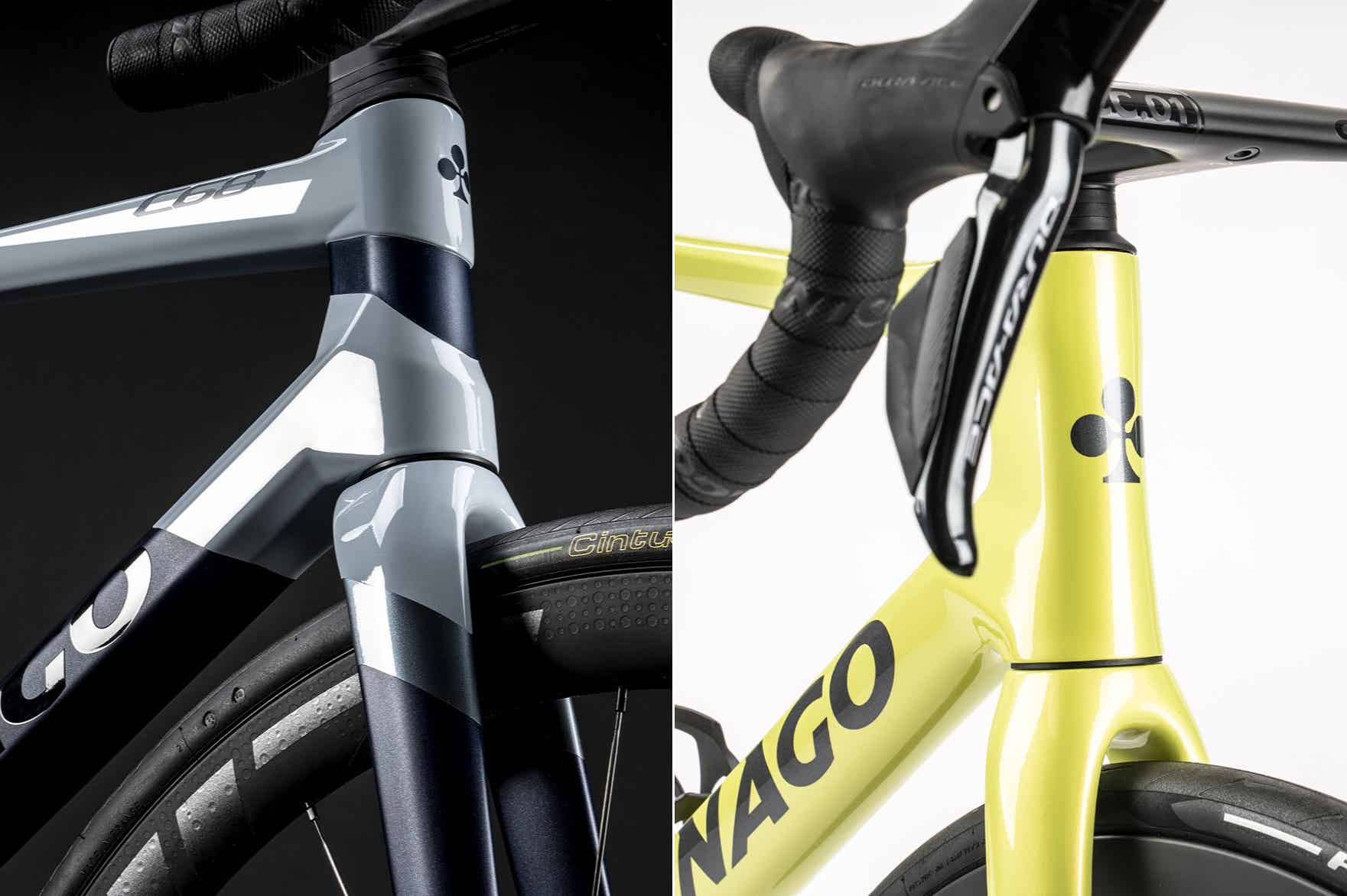 コルナゴのロードバイクCシリーズとVシリーズ