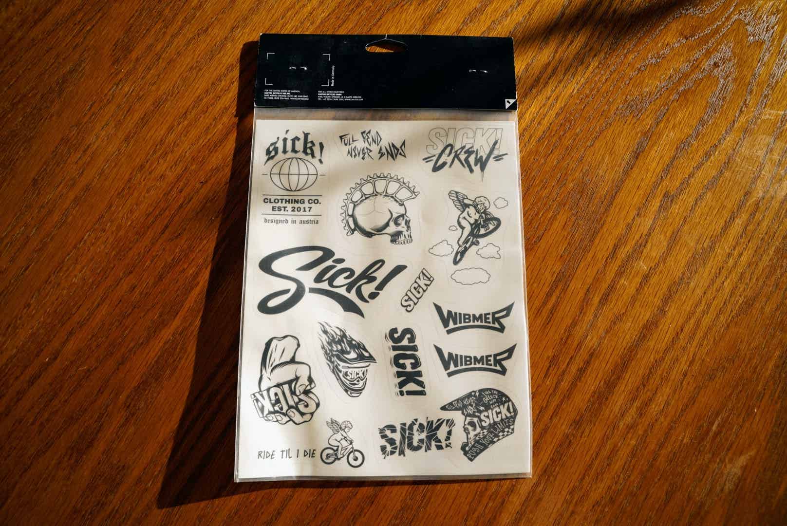 マウンテンバイク用のデカール