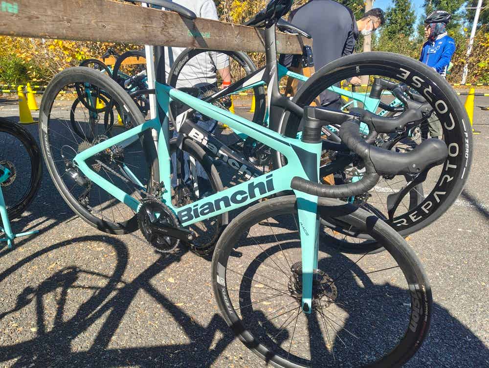 ビアンキのロードバイク