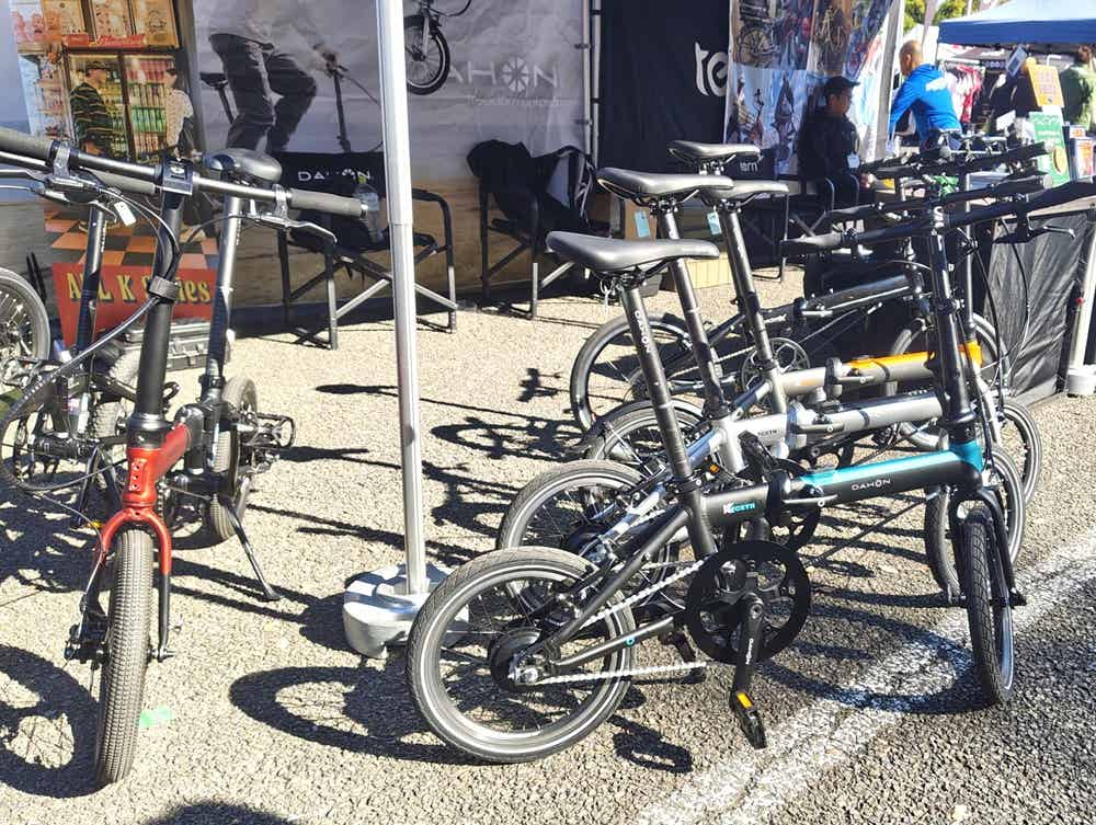 ダホンの折りたたみミニベロ