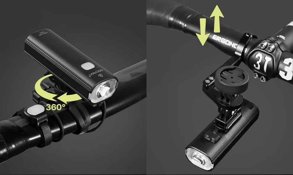 ガシロンのロードバイクライト