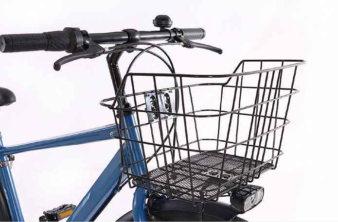 クロスバイクの前カゴ