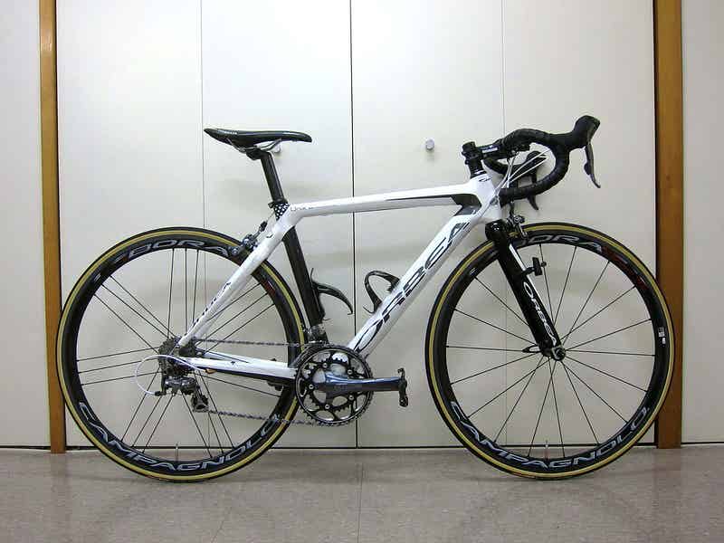 ホイール交換したロードバイク