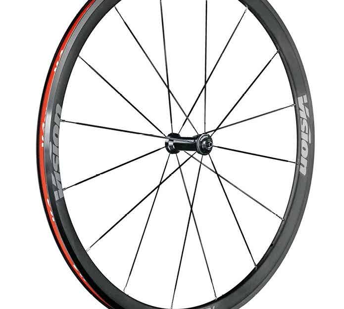 ロードバイクの手組みホイール