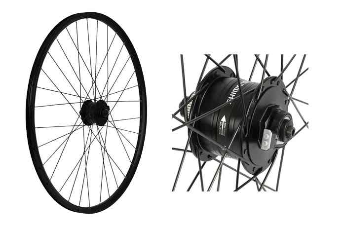 ハブダイナモホイール