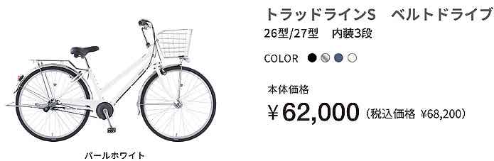 トラッドラインS　ベルトドライブ