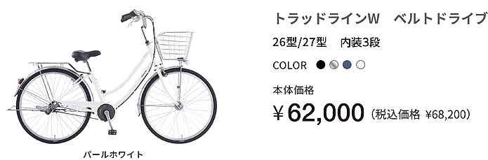 トラッドラインW　ベルトドライブ