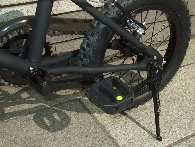 キックスタンド付きのBMX