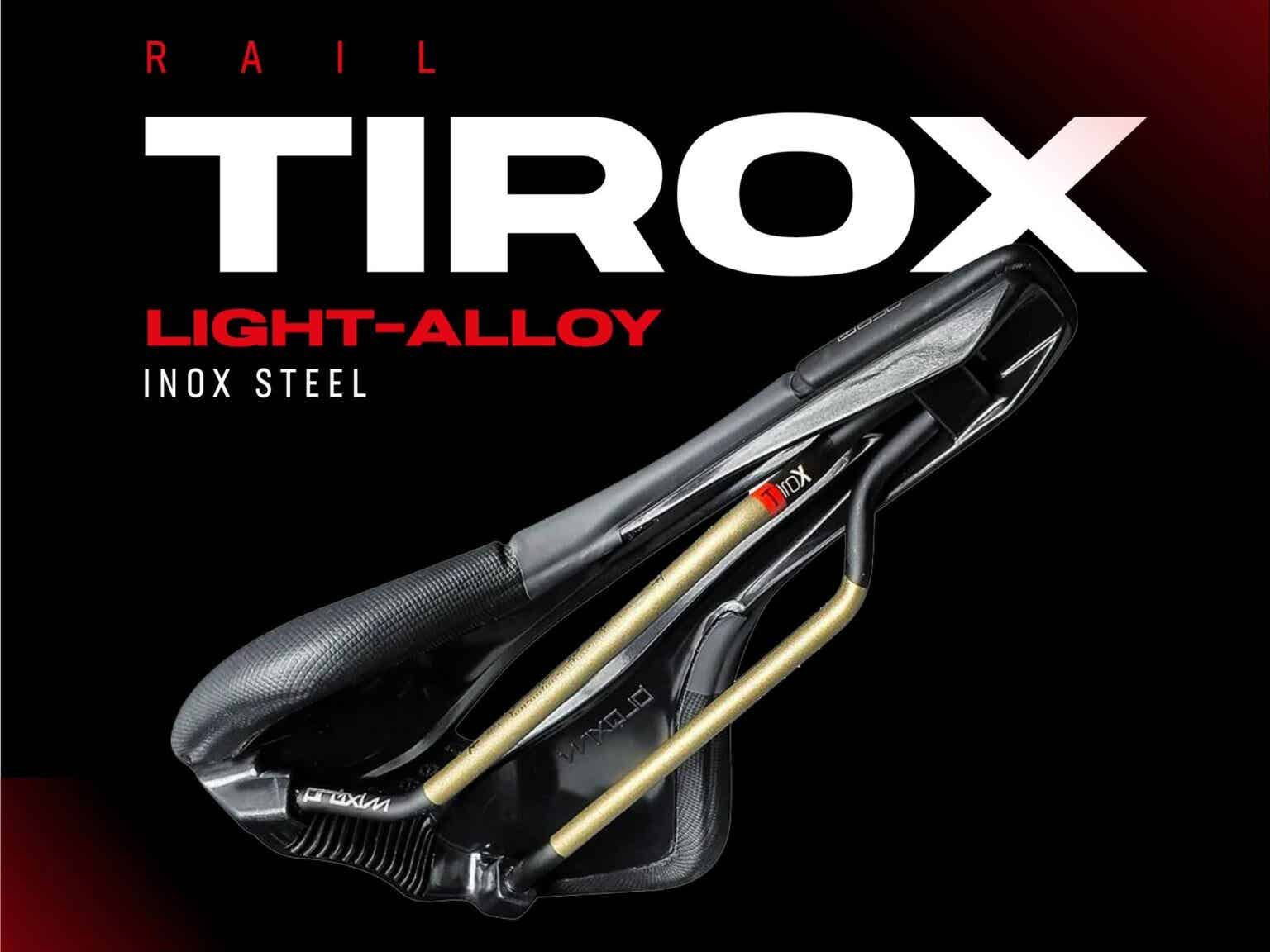 プロロゴのサドルのステンレスレール