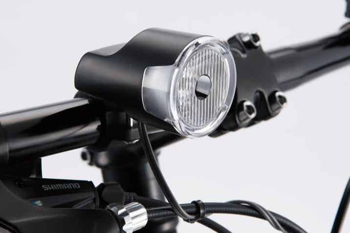 ブリヂストンのクロスバイクの点灯虫ライト