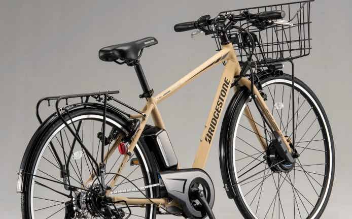 ブリヂストンTB1eに前カゴとリアキャリア装着