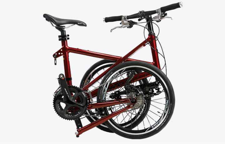 タイレルの折りたたみミニベロ