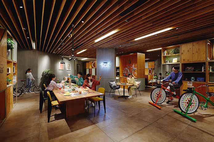 BEB5土浦　パブリックスペース「TAMARIBA」