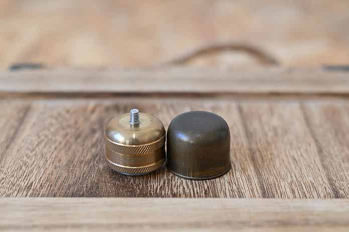 真鍮の経年変化サンプル