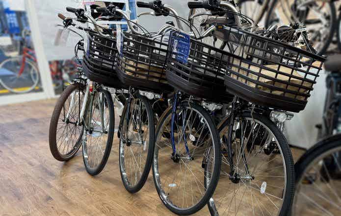 自転車売り場のパナソニック・ビビ・DX