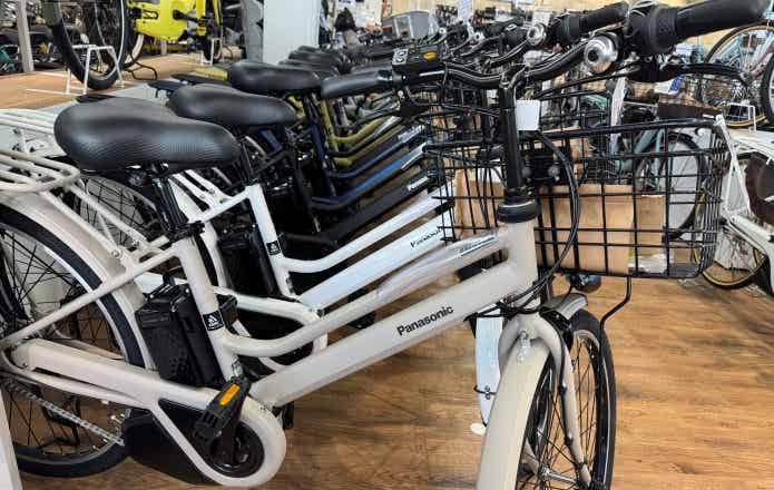 パナソニックの通学用電動自転車